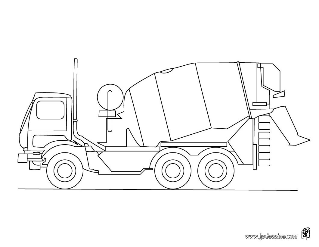 Disegno da colorare: Camion (Trasporto) #135566 - Pagine da Colorare Stampabili Gratuite