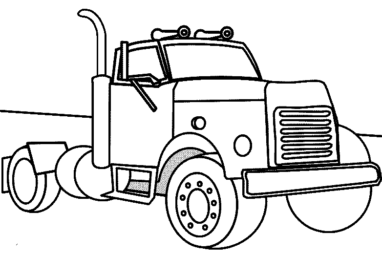 Disegno da colorare: Camion (Trasporto) #135653 - Pagine da Colorare Stampabili Gratuite