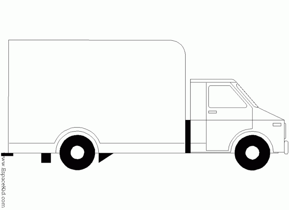 Disegno da colorare: Camion (Trasporto) #135671 - Pagine da Colorare Stampabili Gratuite