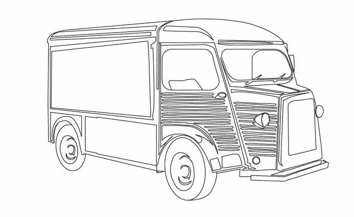 Disegno da colorare: Camion (Trasporto) #135672 - Pagine da Colorare Stampabili Gratuite