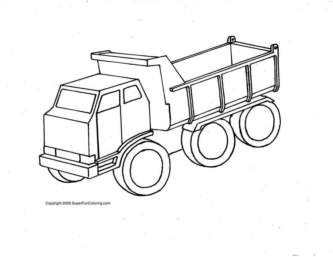 Disegno da colorare: Camion (Trasporto) #135710 - Pagine da Colorare Stampabili Gratuite
