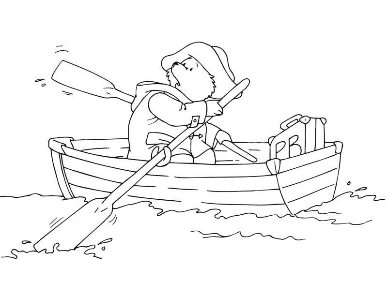 Disegno da colorare: Canoa / barca a remi (Trasporto) #142319 - Pagine da Colorare Stampabili Gratuite