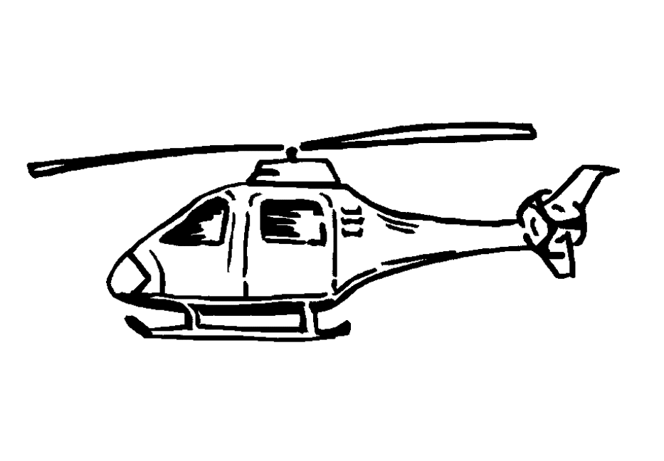 Disegno da colorare: Elicottero (Trasporto) #136029 - Pagine da Colorare Stampabili Gratuite