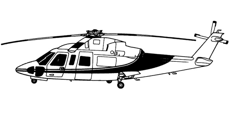 Disegno da colorare: Elicottero (Trasporto) #136065 - Pagine da Colorare Stampabili Gratuite
