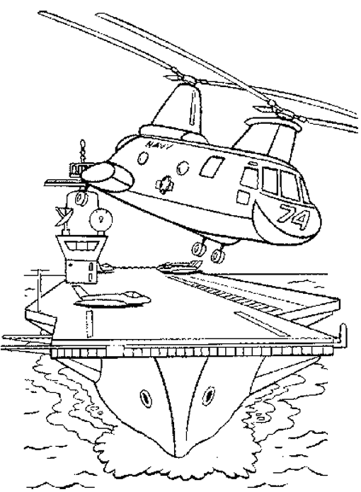 Disegno da colorare: Elicottero (Trasporto) #136105 - Pagine da Colorare Stampabili Gratuite