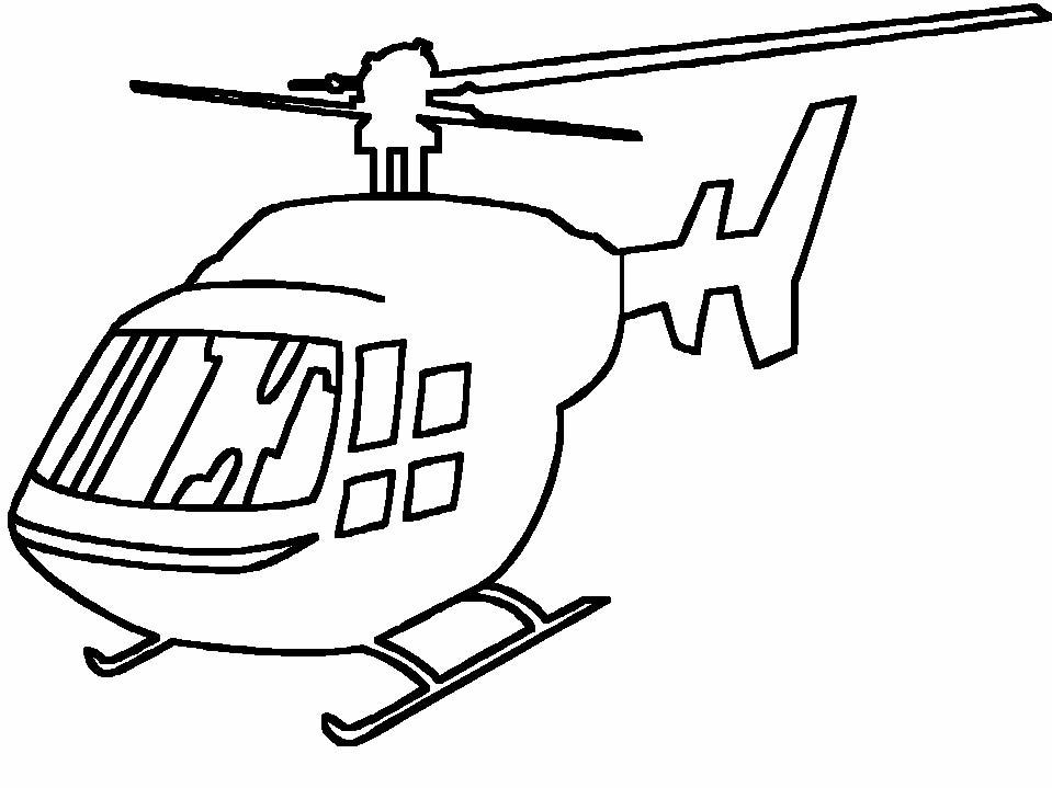 Disegno da colorare: Elicottero (Trasporto) #136159 - Pagine da Colorare Stampabili Gratuite