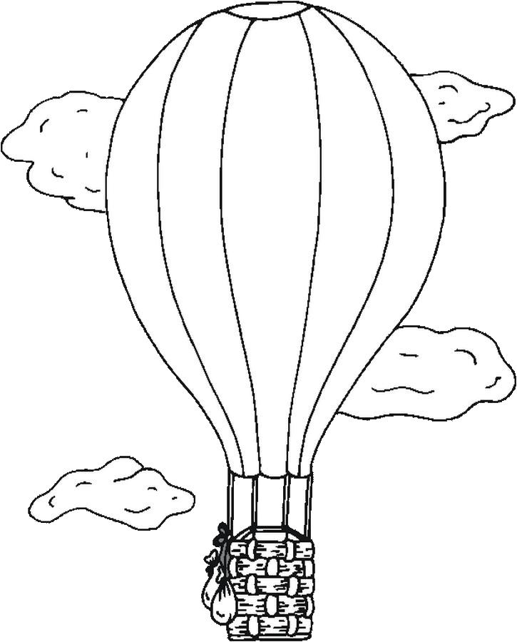 Disegno da colorare: mongolfiera (Trasporto) #134656 - Pagine da Colorare Stampabili Gratuite