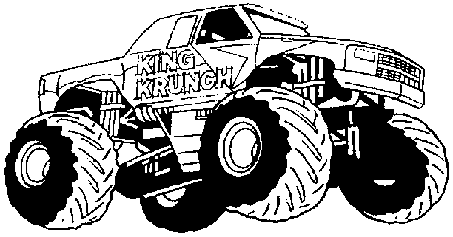 Disegno da colorare: Monster Truck (Trasporto) #141295 - Pagine da Colorare Stampabili Gratuite
