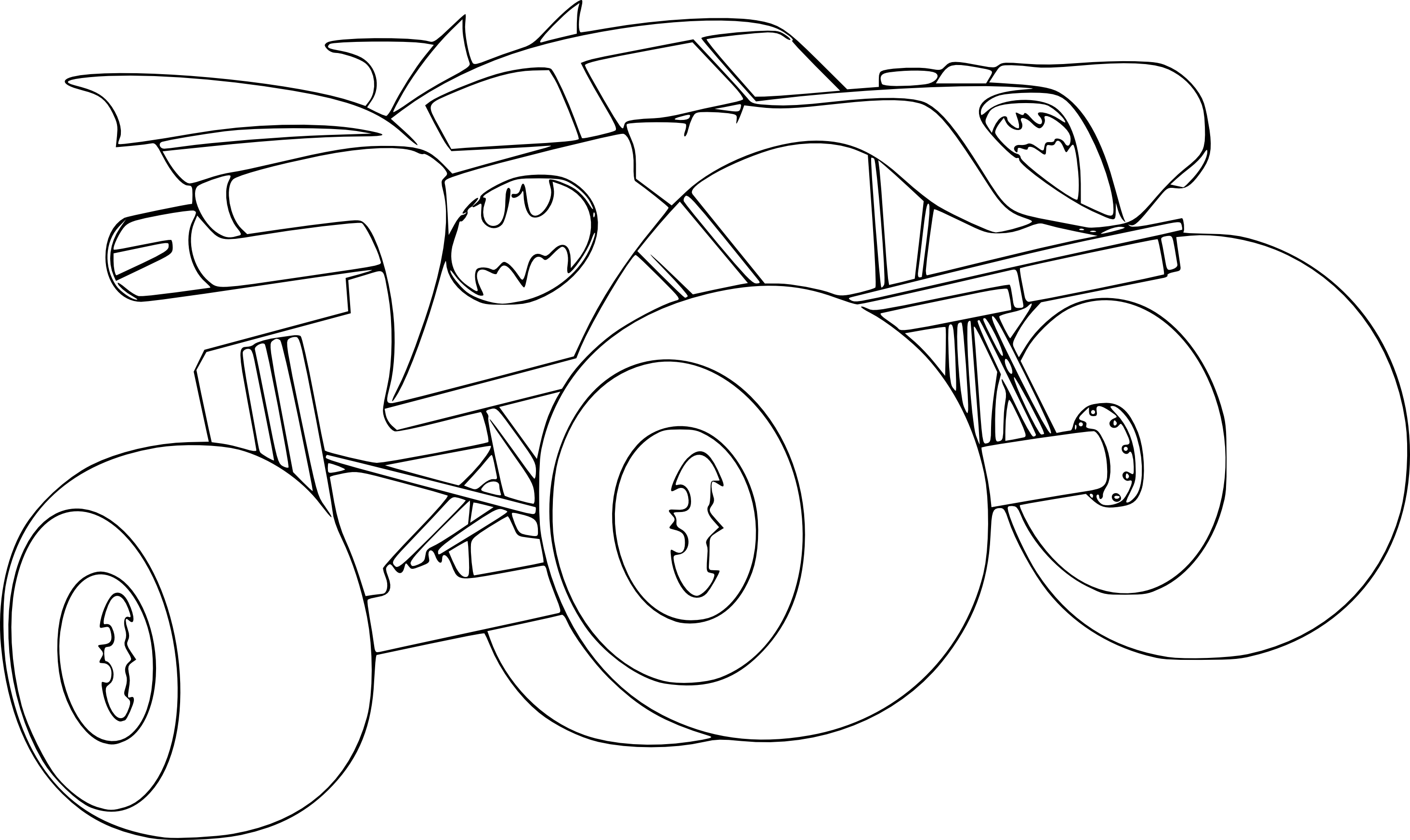 Disegno da colorare: Monster Truck (Trasporto) #141305 - Pagine da Colorare Stampabili Gratuite