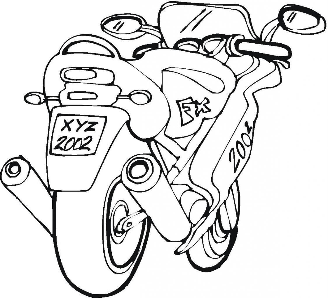 Disegno da colorare: Moto (Trasporto) #136298 - Pagine da Colorare Stampabili Gratuite