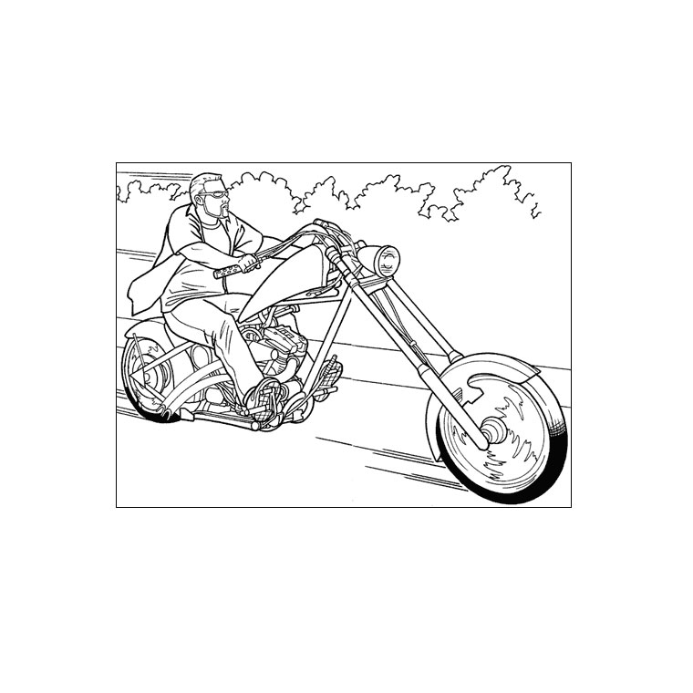 Disegno da colorare: Moto (Trasporto) #136327 - Pagine da Colorare Stampabili Gratuite