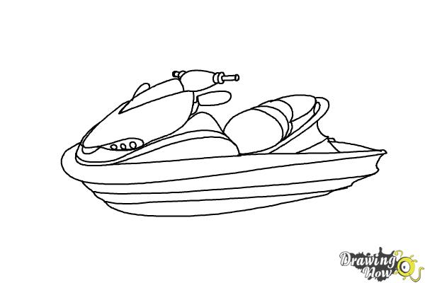 Disegno da colorare: Moto d'acqua / Seadoo (Trasporto) #139941 - Pagine da Colorare Stampabili Gratuite