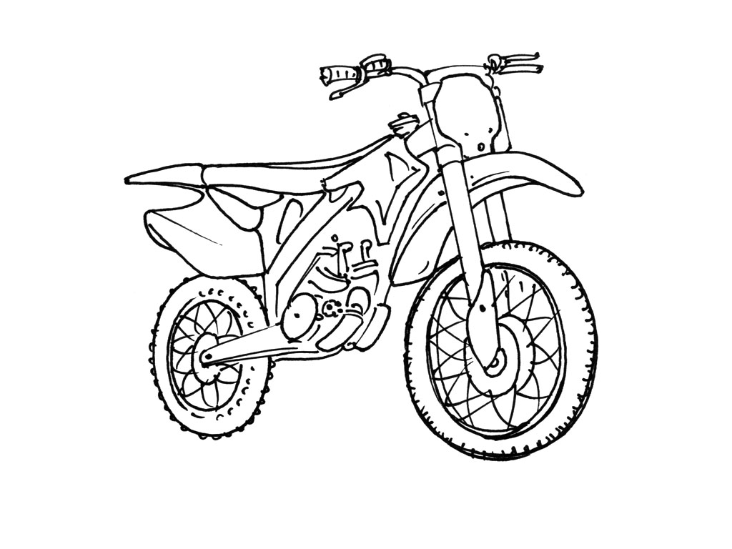 Disegno da colorare: Motocross (Trasporto) #136499 - Pagine da Colorare Stampabili Gratuite
