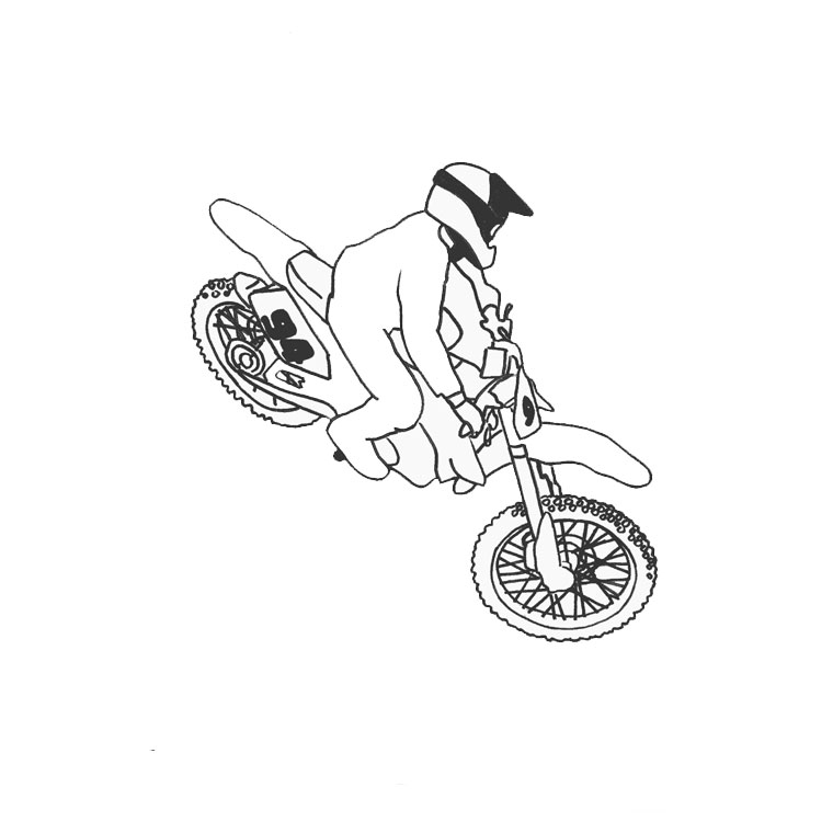 Disegno da colorare: Motocross (Trasporto) #136504 - Pagine da Colorare Stampabili Gratuite