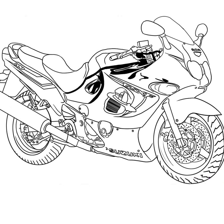 Disegno da colorare: Motocross (Trasporto) #136505 - Pagine da Colorare Stampabili Gratuite
