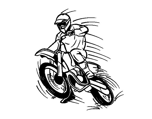 Disegno da colorare: Motocross (Trasporto) #136516 - Pagine da Colorare Stampabili Gratuite