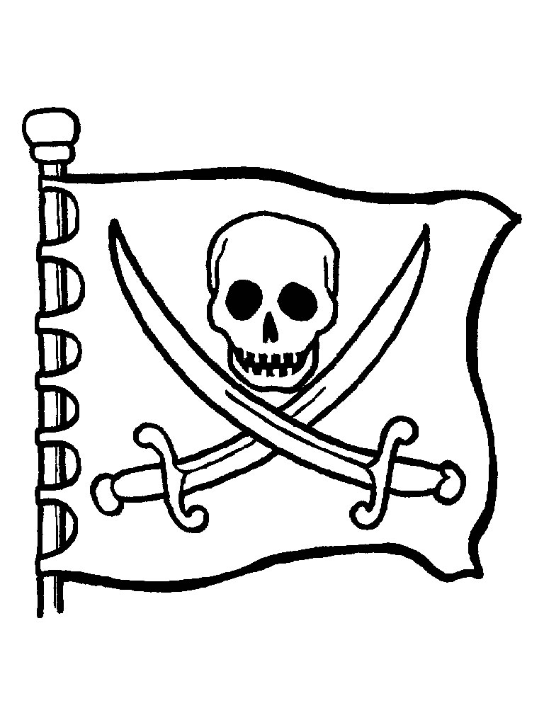 Disegno da colorare: Nave pirata (Trasporto) #138227 - Pagine da Colorare Stampabili Gratuite