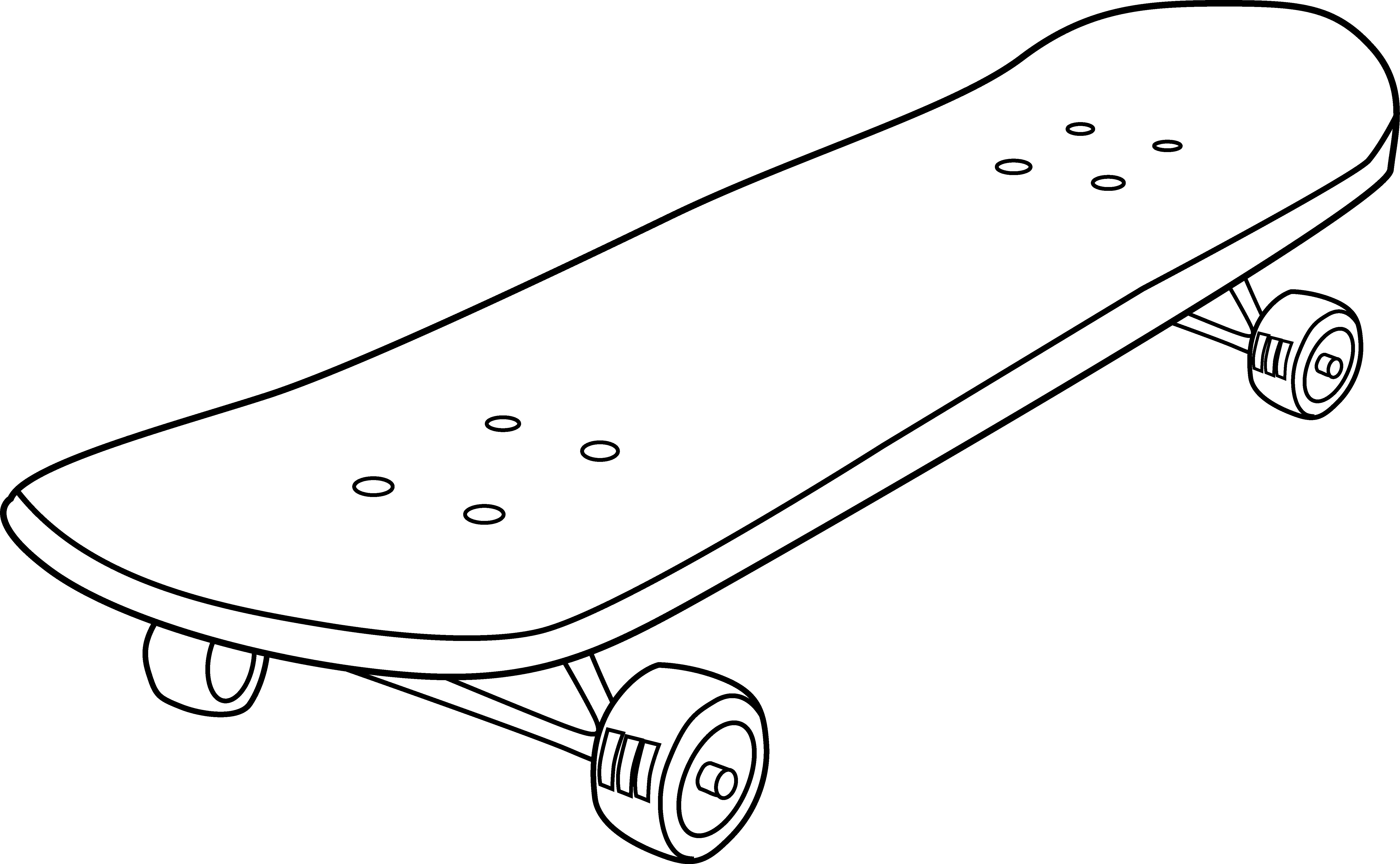 Disegno da colorare: Skateboard / Skateboard (Trasporto) #139289 - Pagine da Colorare Stampabili Gratuite