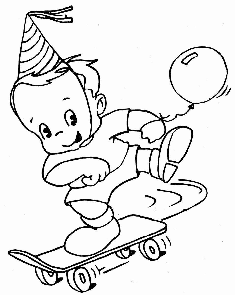 Disegno da colorare: Skateboard / Skateboard (Trasporto) #139396 - Pagine da Colorare Stampabili Gratuite