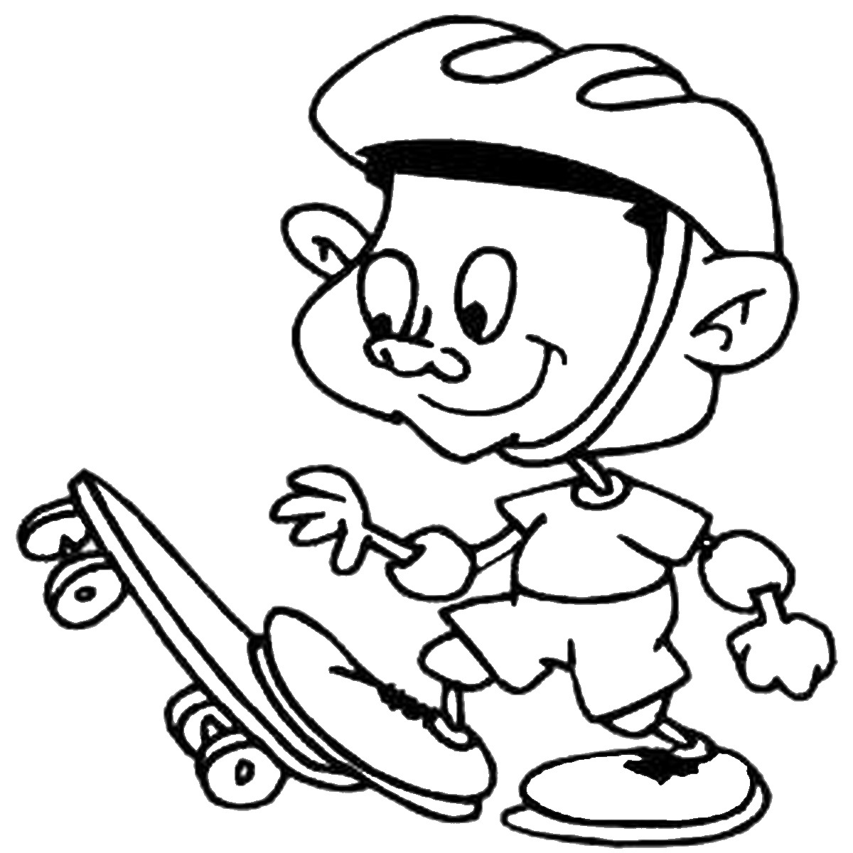 Disegno da colorare: Skateboard / Skateboard (Trasporto) #139432 - Pagine da Colorare Stampabili Gratuite