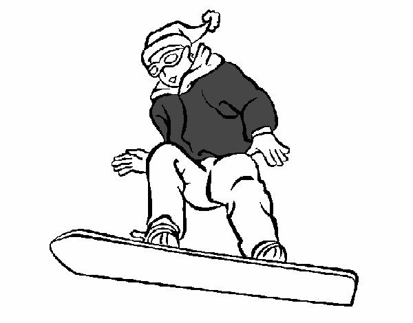 Disegno da colorare: Snowboard / Snowboard (Trasporto) #143929 - Pagine da Colorare Stampabili Gratuite