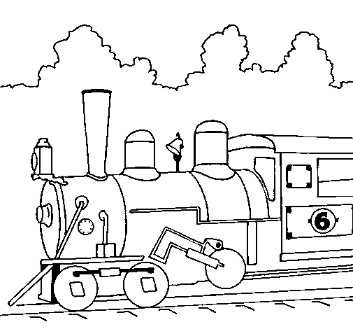 Disegno da colorare: Treno / Locomotiva (Trasporto) #135032 - Pagine da Colorare Stampabili Gratuite