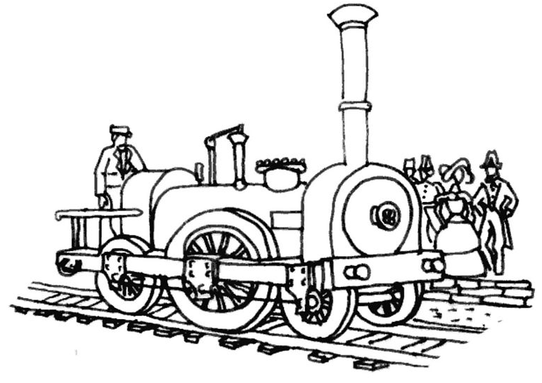 Disegno da colorare: Treno / Locomotiva (Trasporto) #135038 - Pagine da Colorare Stampabili Gratuite