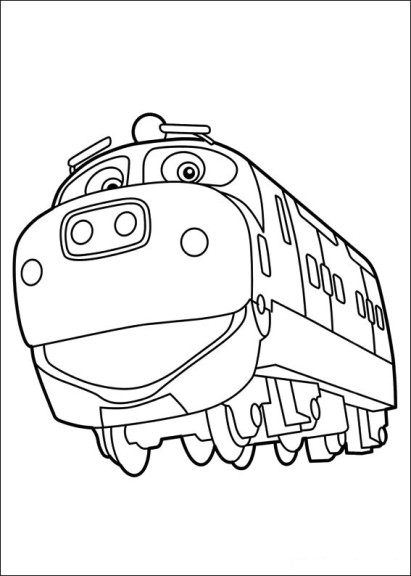 Disegno da colorare: Treno / Locomotiva (Trasporto) #135041 - Pagine da Colorare Stampabili Gratuite