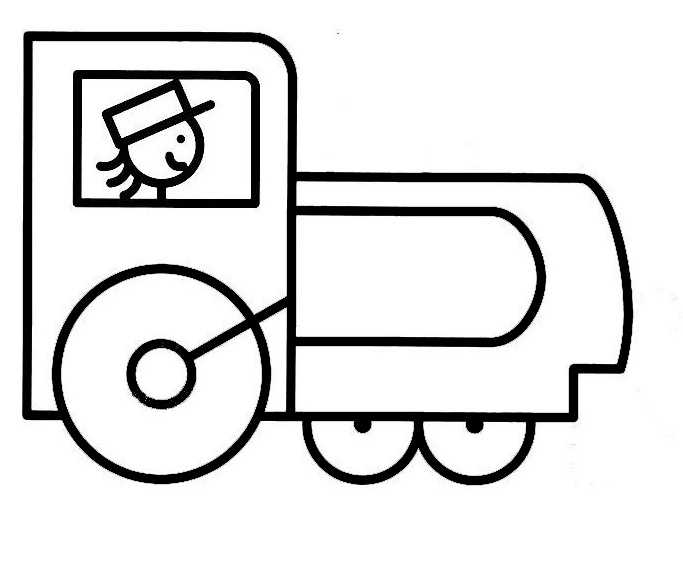 Disegno da colorare: Treno / Locomotiva (Trasporto) #135044 - Pagine da Colorare Stampabili Gratuite