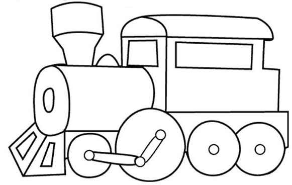 Disegno da colorare: Treno / Locomotiva (Trasporto) #135046 - Pagine da Colorare Stampabili Gratuite