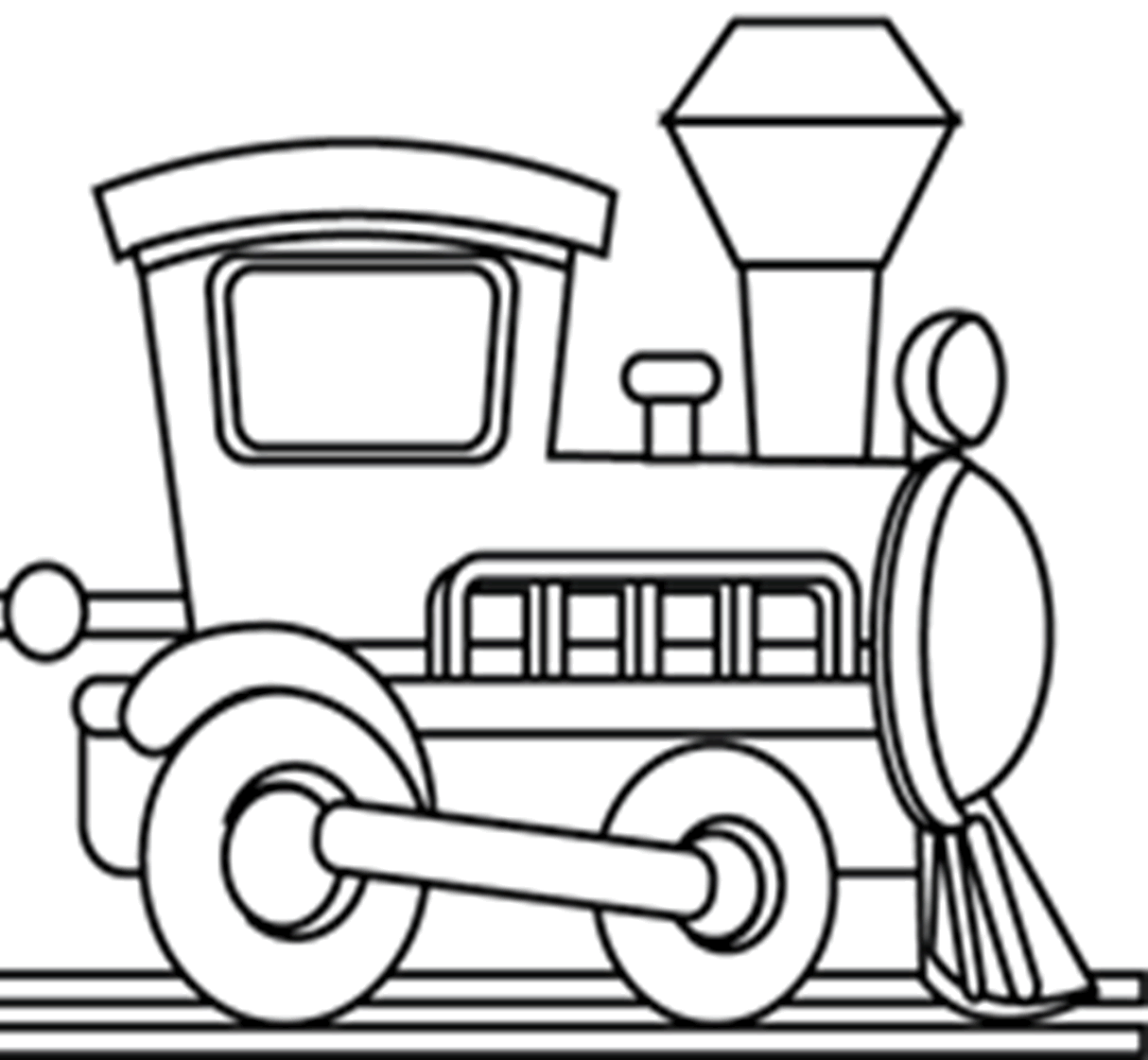 Disegno da colorare: Treno / Locomotiva (Trasporto) #135071 - Pagine da Colorare Stampabili Gratuite