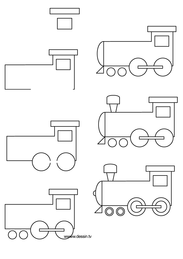Disegno da colorare: Treno / Locomotiva (Trasporto) #135079 - Pagine da Colorare Stampabili Gratuite