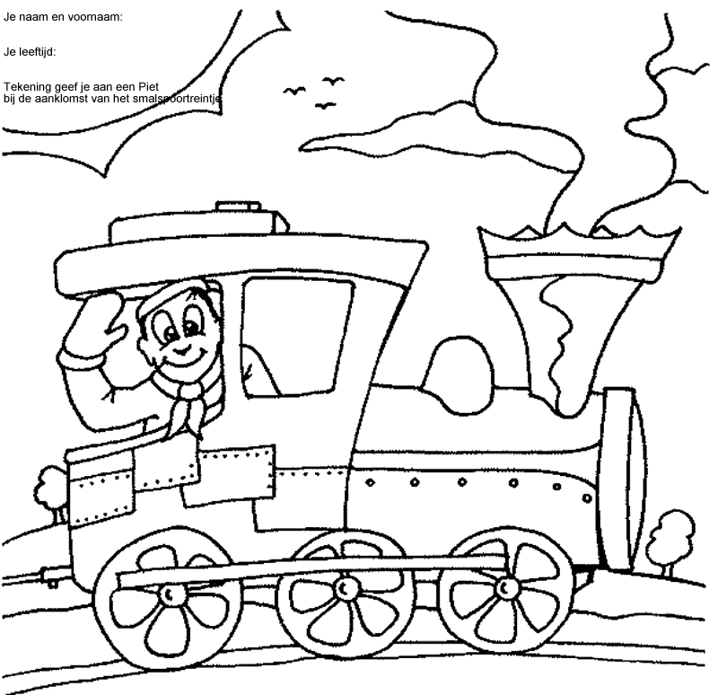 Disegno da colorare: Treno / Locomotiva (Trasporto) #135082 - Pagine da Colorare Stampabili Gratuite