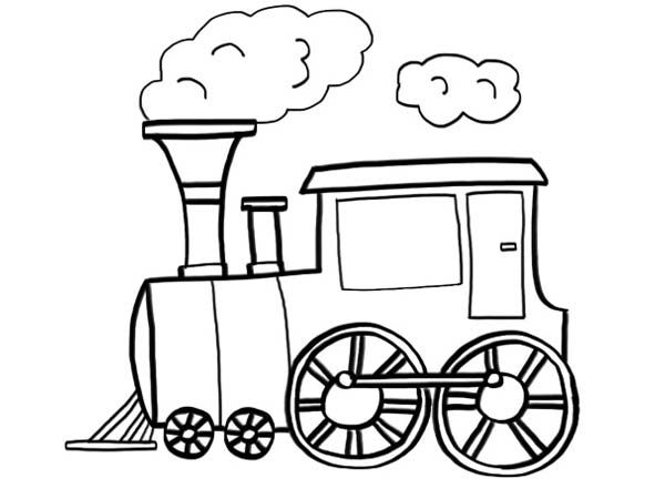 Disegno da colorare: Treno / Locomotiva (Trasporto) #135105 - Pagine da Colorare Stampabili Gratuite