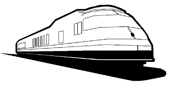 Disegno da colorare: Treno / Locomotiva (Trasporto) #135117 - Pagine da Colorare Stampabili Gratuite