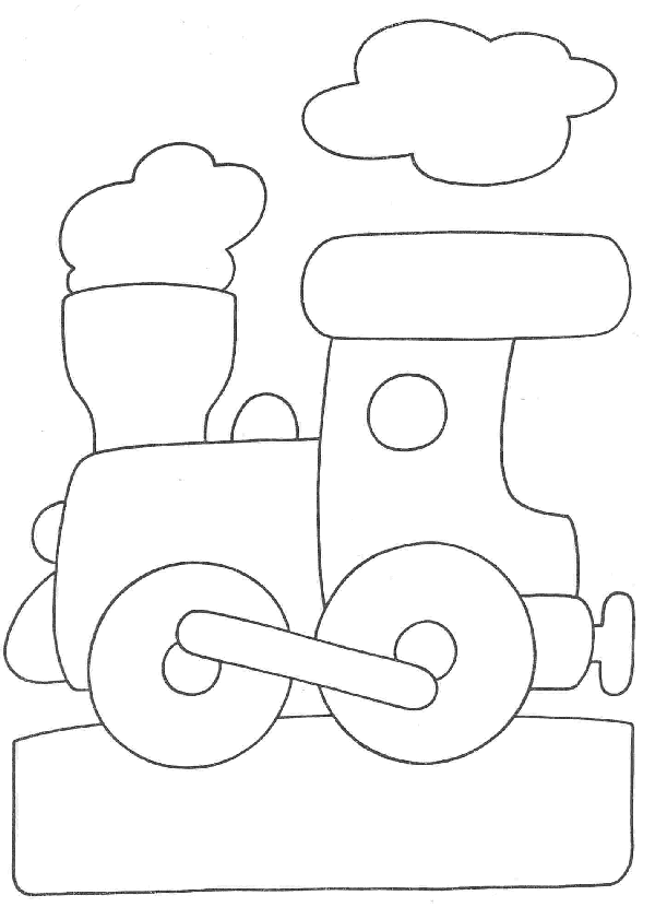 Disegno da colorare: Treno / Locomotiva (Trasporto) #135120 - Pagine da Colorare Stampabili Gratuite