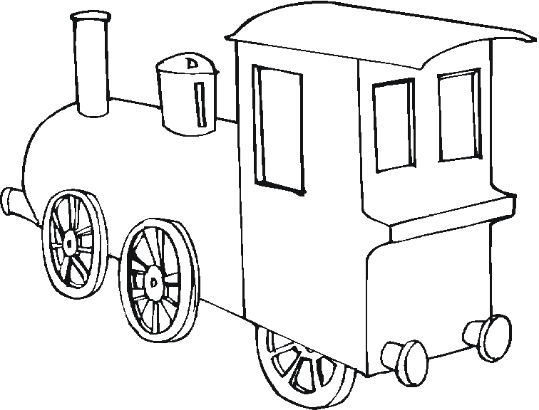 Disegno da colorare: Treno / Locomotiva (Trasporto) #135130 - Pagine da Colorare Stampabili Gratuite