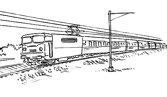 Disegno da colorare: Treno / Locomotiva (Trasporto) #135138 - Pagine da Colorare Stampabili Gratuite