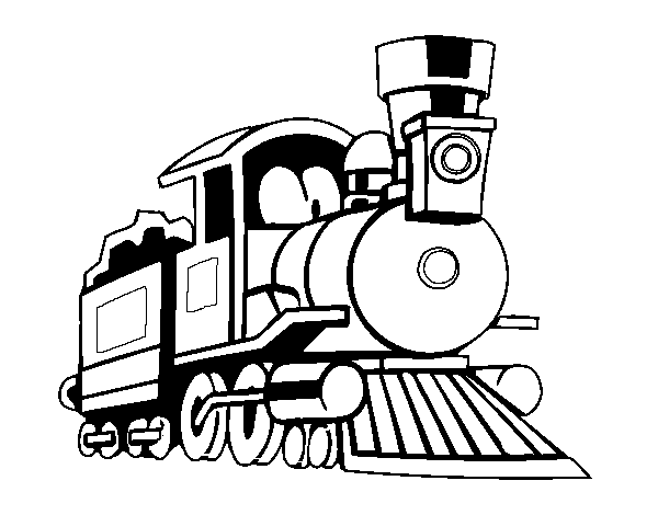 Disegno da colorare: Treno / Locomotiva (Trasporto) #135139 - Pagine da Colorare Stampabili Gratuite