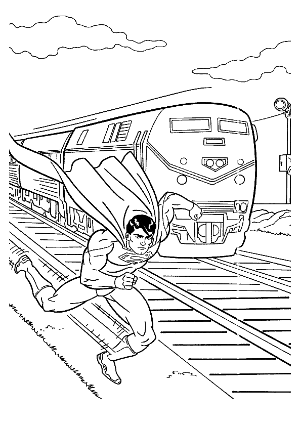 Disegno da colorare: Treno / Locomotiva (Trasporto) #135166 - Pagine da Colorare Stampabili Gratuite