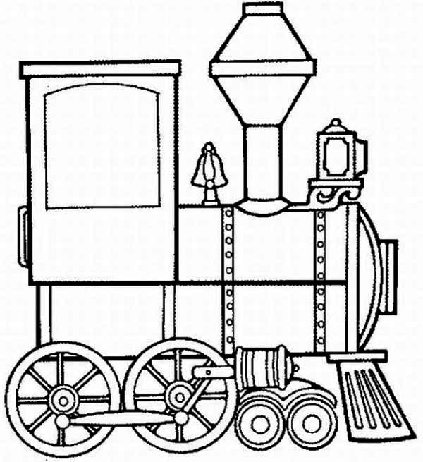 Disegno da colorare: Treno / Locomotiva (Trasporto) #135169 - Pagine da Colorare Stampabili Gratuite