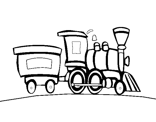 Disegno da colorare: Treno / Locomotiva (Trasporto) #135175 - Pagine da Colorare Stampabili Gratuite
