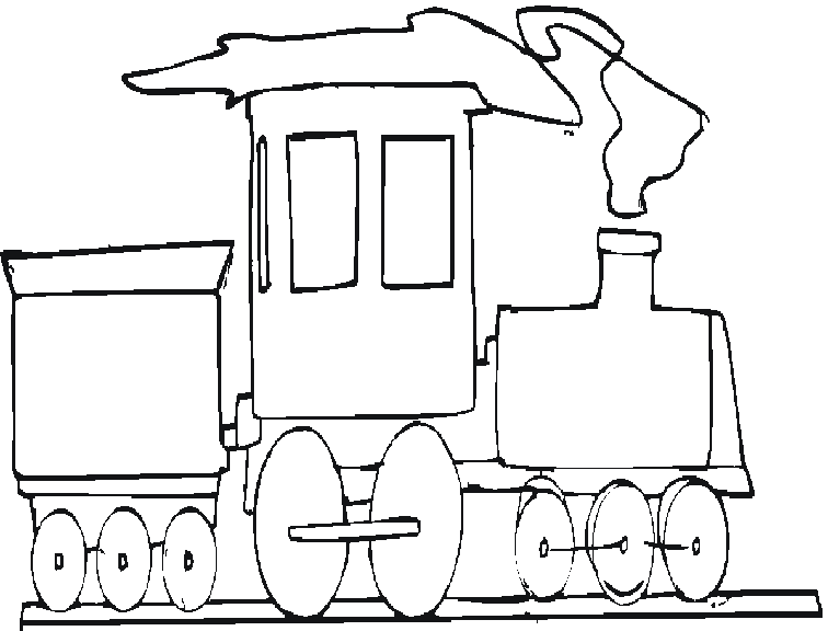 Disegno da colorare: Treno / Locomotiva (Trasporto) #135192 - Pagine da Colorare Stampabili Gratuite