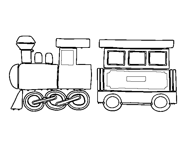 Disegno da colorare: Treno / Locomotiva (Trasporto) #135221 - Pagine da Colorare Stampabili Gratuite