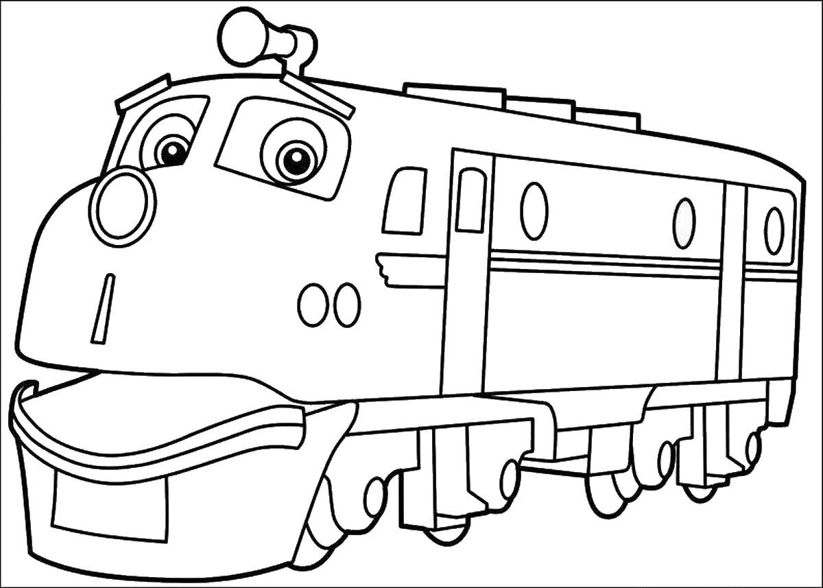 Disegno da colorare: Treno / Locomotiva (Trasporto) #135238 - Pagine da Colorare Stampabili Gratuite