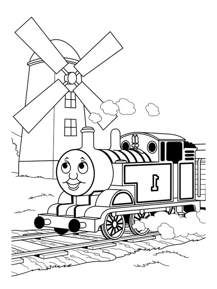 Disegno da colorare: Treno / Locomotiva (Trasporto) #135241 - Pagine da Colorare Stampabili Gratuite