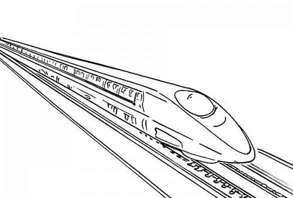 Disegno da colorare: Treno / Locomotiva (Trasporto) #135245 - Pagine da Colorare Stampabili Gratuite