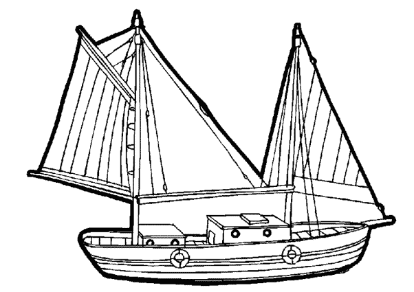 Disegno da colorare: Veliero (Trasporto) #143585 - Pagine da Colorare Stampabili Gratuite