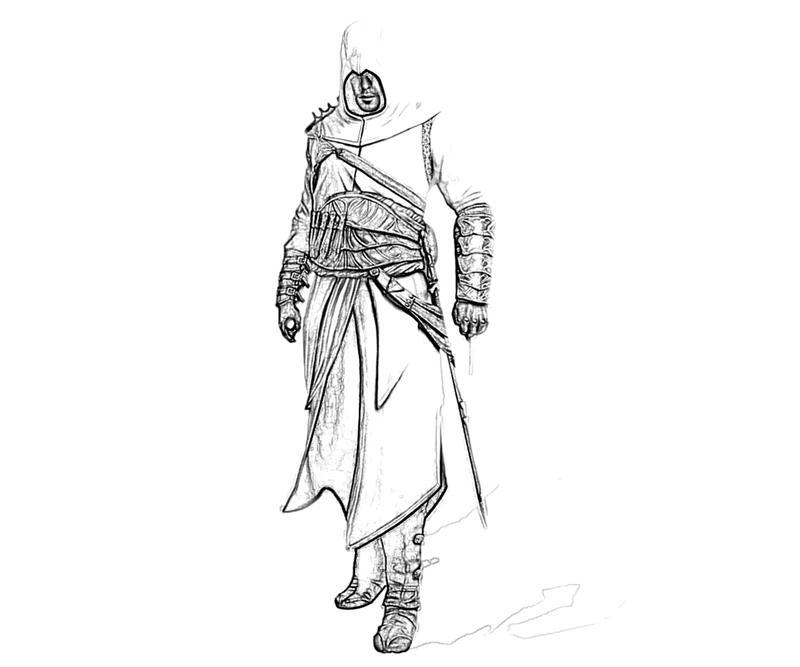 Disegno da colorare: Assassin's Creed (Videogiochi) #111937 - Pagine da Colorare Stampabili Gratuite