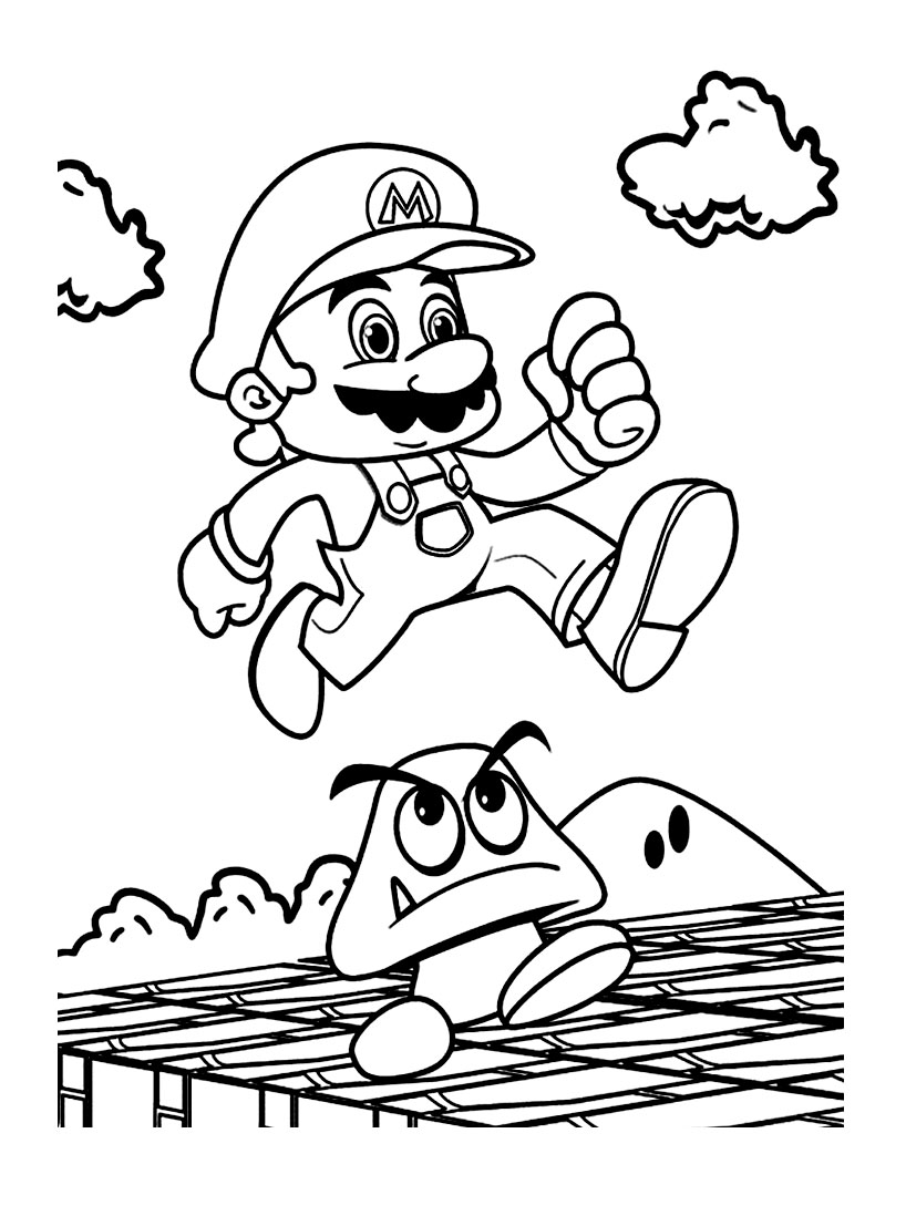 Disegno da colorare: Mario Bros (Videogiochi) #112603 - Pagine da Colorare Stampabili Gratuite